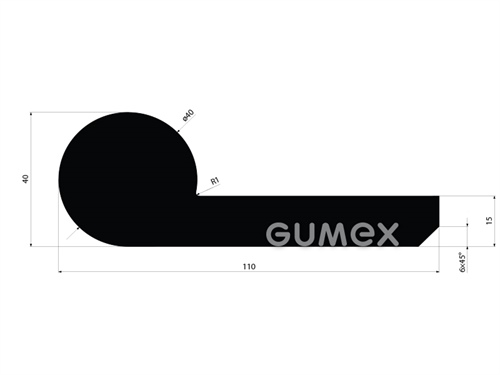 GUMMIPROFILE FÜR WASSERBAUTEN P-FORM